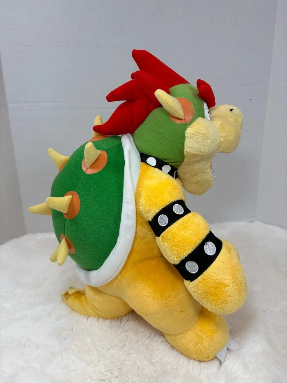 Build-A-Bear Super Mario Bowser King Koopa Nintendo Plush Stuffed Animal Toy 17”